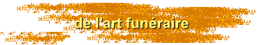 de l'art funraire